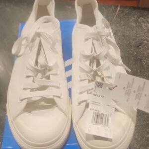 adidas Nizza RF White Athletic Shoes